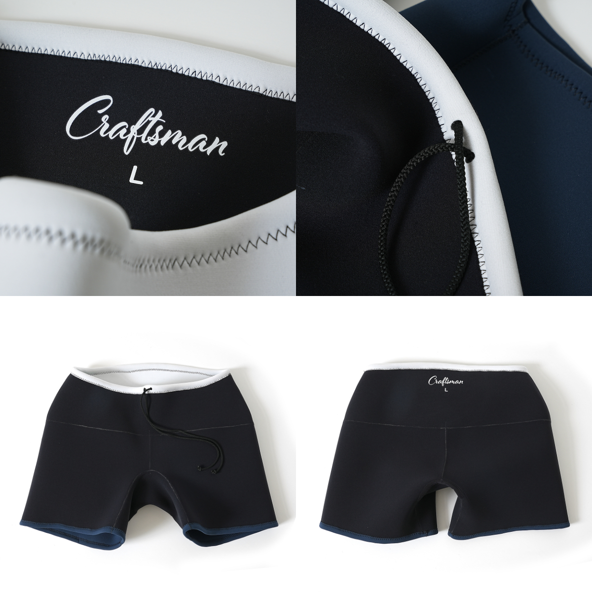 CRAFTSMAN WETSUITS ウェットスーツ ネオプレーンパンツ サーフトランクス トランクス ウェットパンツ 2mm ジャージ メンズ 日本製 サーフィン 夏秋用